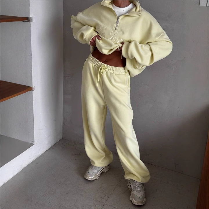 Dame sweatshirt og joggebukse sett Skjora