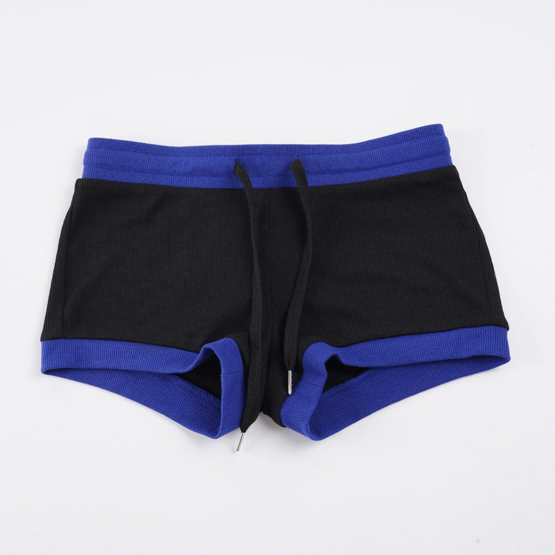 Dame Sporty shorts med elastisk linning og snor Skjora