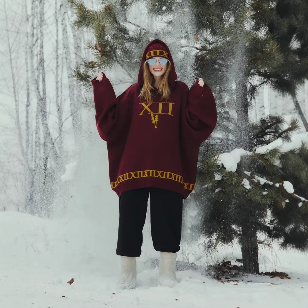 Dame oversized hettegenser Skjora