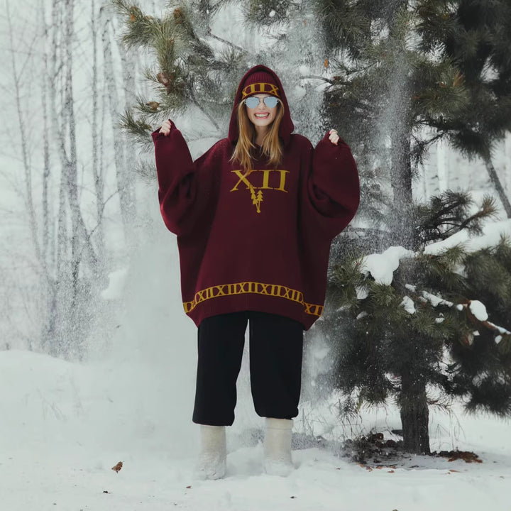 Dame oversized hettegenser Skjora
