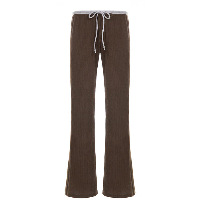 Dame Flared Sweatpants med elastisk midje og komfortabel design Skjora
