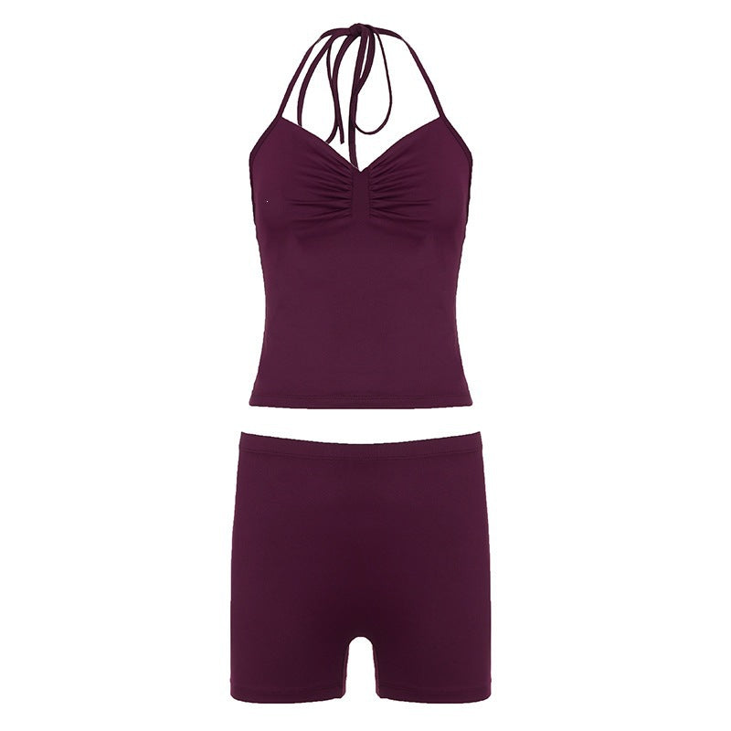 Damer Sporty bikini-set med justerbare stropper og høy skjæring Skjora