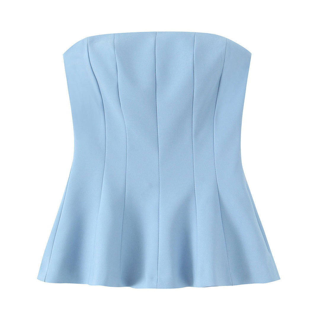 Damer Bustier-Topp med markert midje Skjora