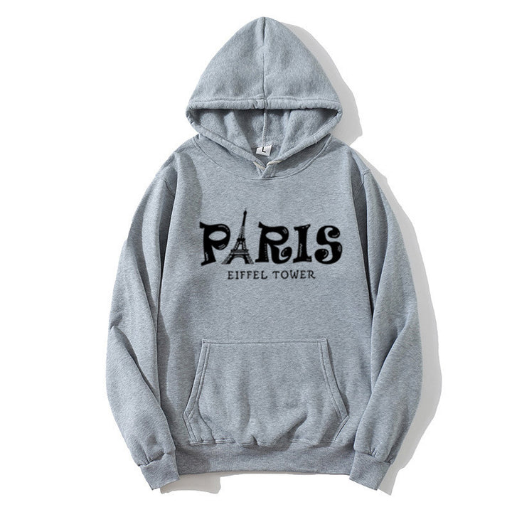 Damer hettegensere med kreativt Paris-motiv Skjora