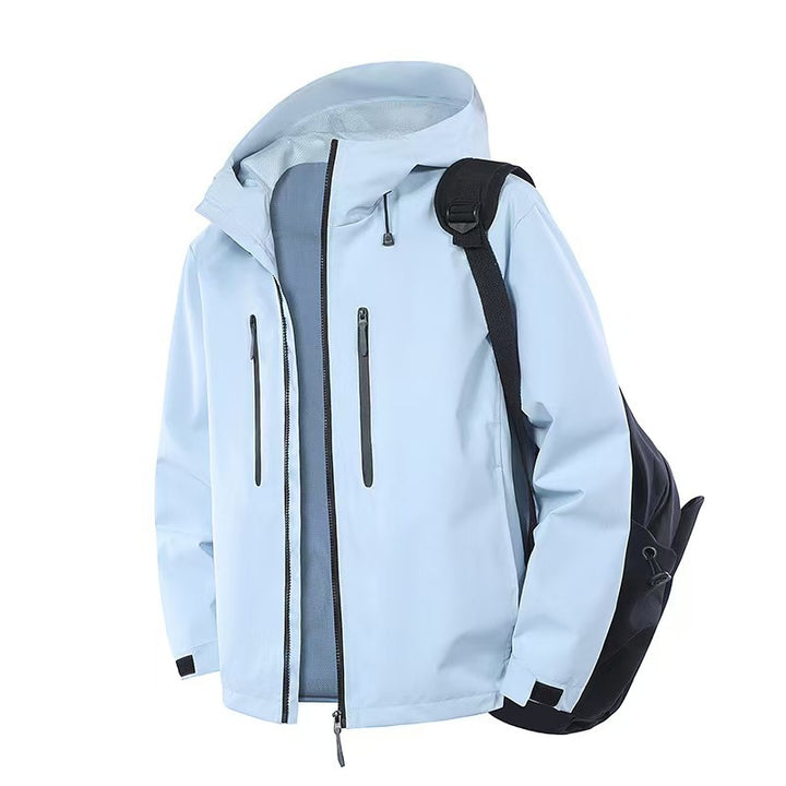 Kvinnenes funksjonelle jakke med vannavstøtende materiale og praktiske glidelåslommer Skjora