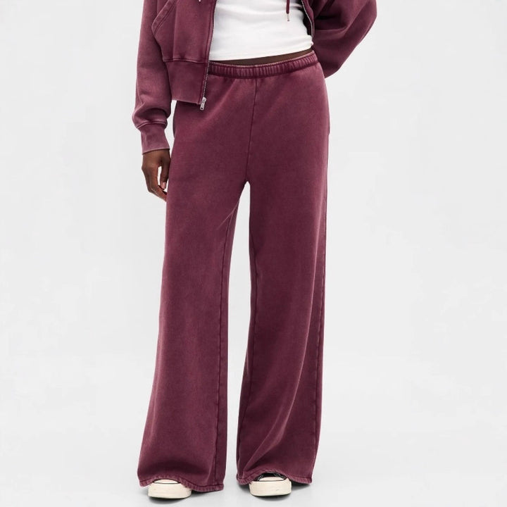 Women's casual hoodie and wide leg sweatpants set Skjora