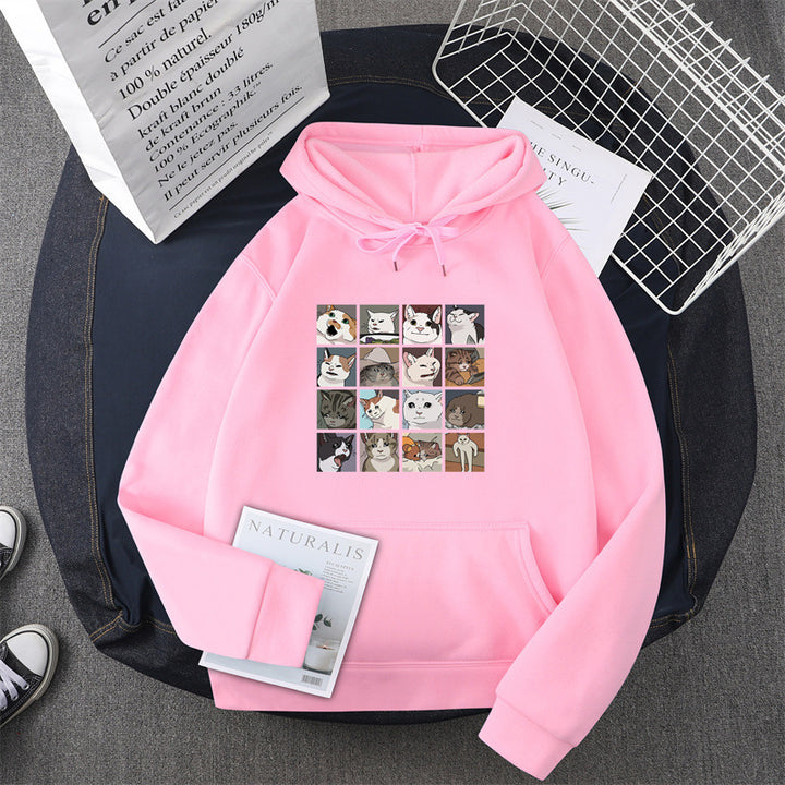 Kvinnes Sweatshirt med Dyremotiv Skjora