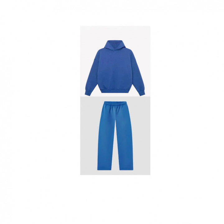 Kvinnenes Cozy Sweatshirt og Bukse Sett med Høy Krage og Casual Fit Skjora