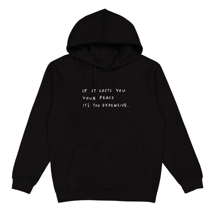 Dame hoodie med inspirerende motiv Skjora