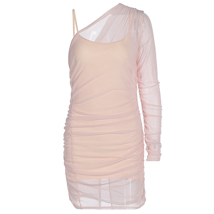 Dame Bodycon kjole med justerbare stropper Skjora
