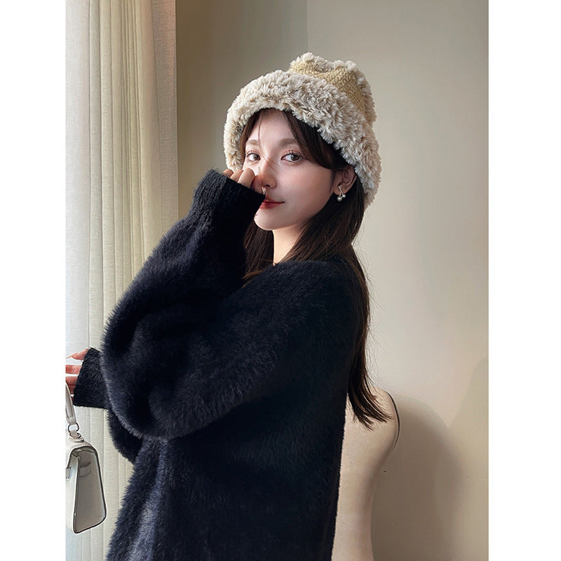 Dames Oversized Cardigan med Hjerteknapper og Mykt Materiale Skjora