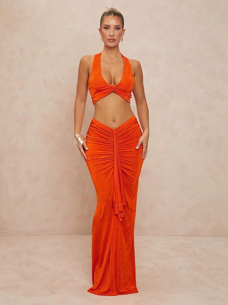 Damer elegant bodysuit med kryss-bæringsalternativ og sidelig snitt Skjora