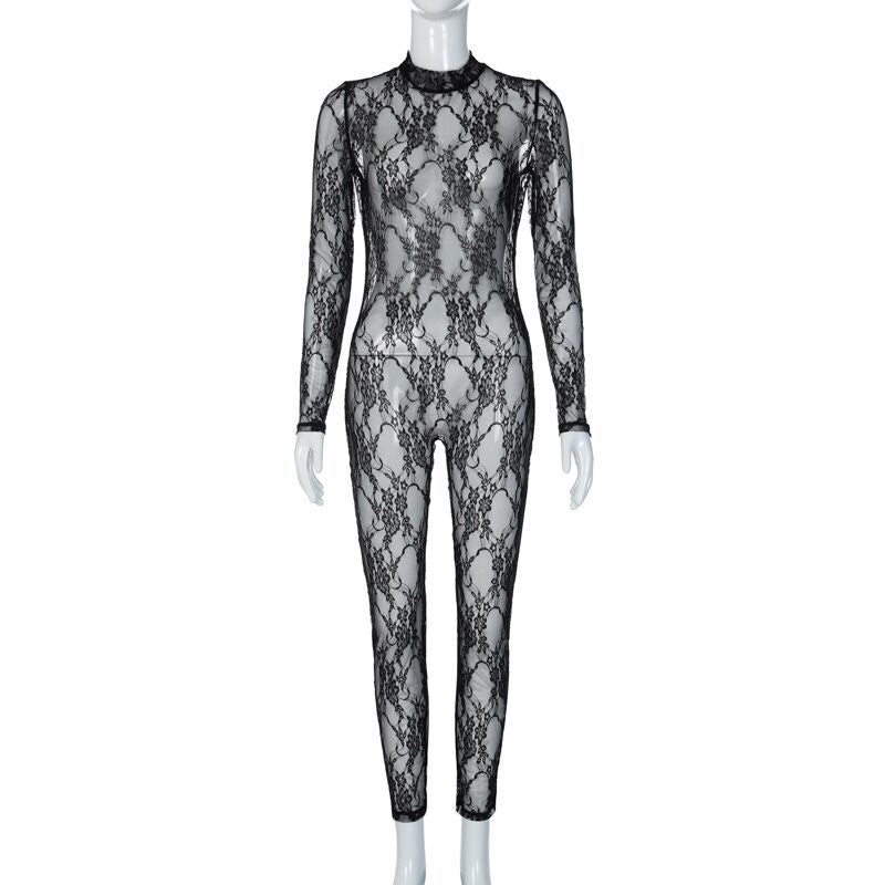 Damer Langermet bodysuit med blomsterprint Skjora
