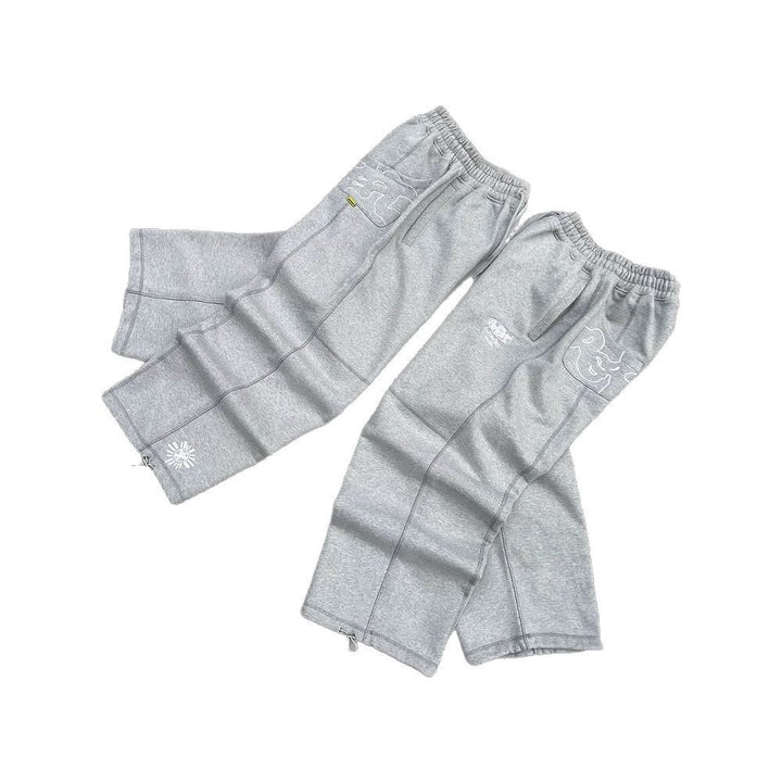 Dame sweatpants med innovativt design og trendy glidelåsdetalj Skjora