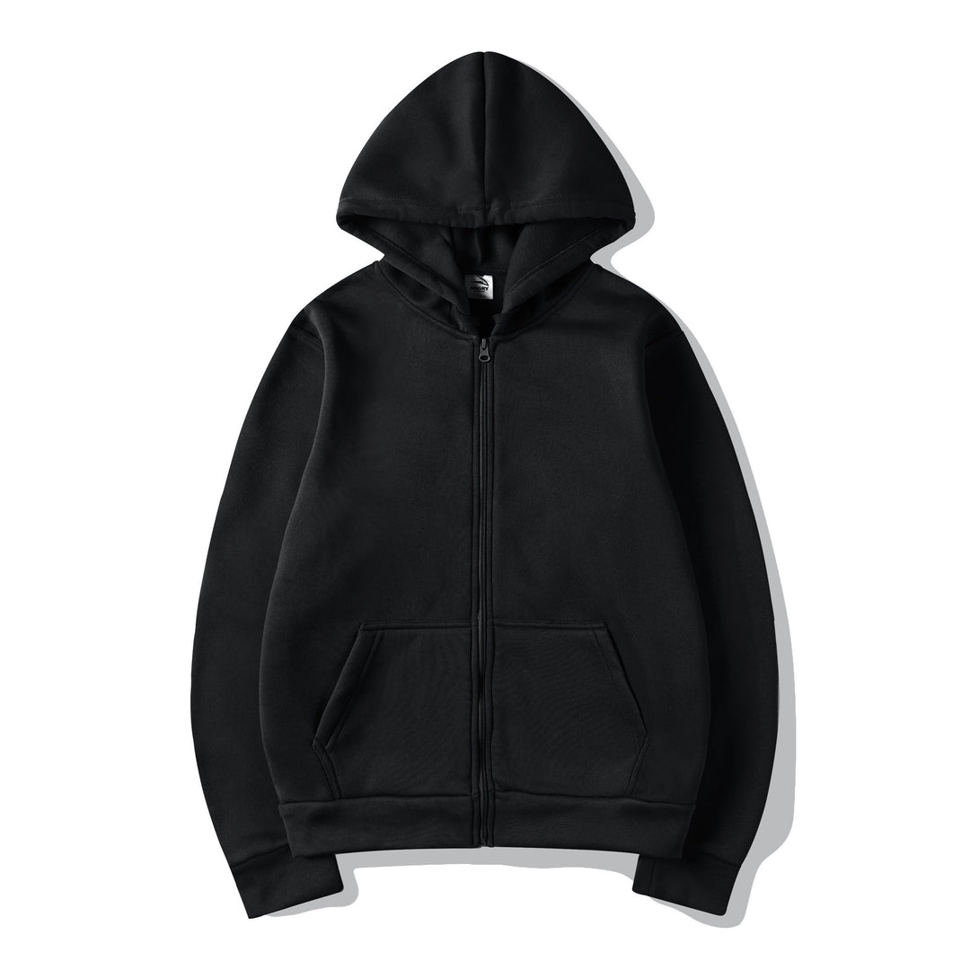 Dame hoodie sweatshirt med full glidelås og sidelommer Skjora