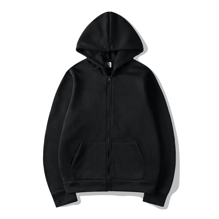 Dame hoodie sweatshirt med full glidelås og sidelommer Skjora