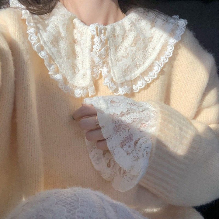 Damer oversized genser i en avslappet stil med behagelig mykt materiale Skjora