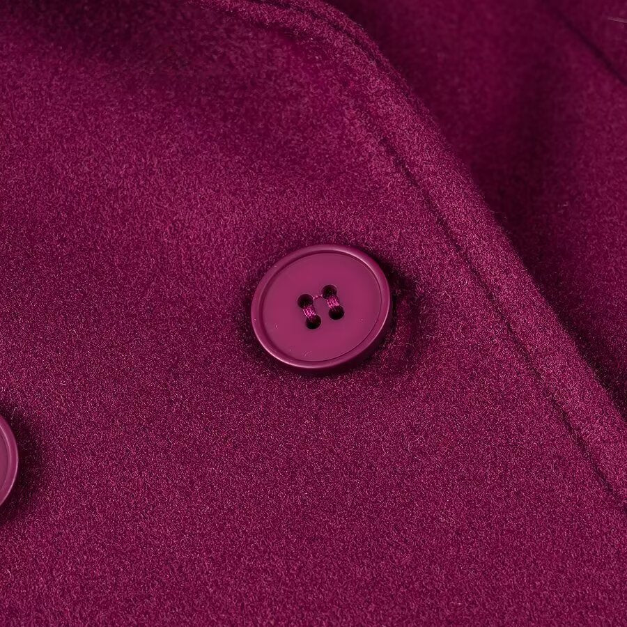 Kvinners elegante trench coat med dobbelspent design Skjora