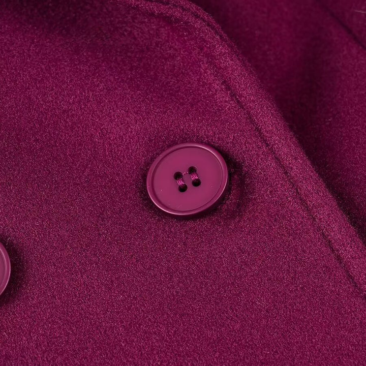 Kvinners elegante trench coat med dobbelspent design Skjora