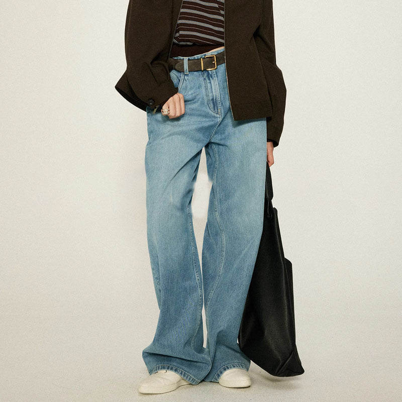 Damer høyt liv bootcut jeans laget av høyverdig denim Skjora