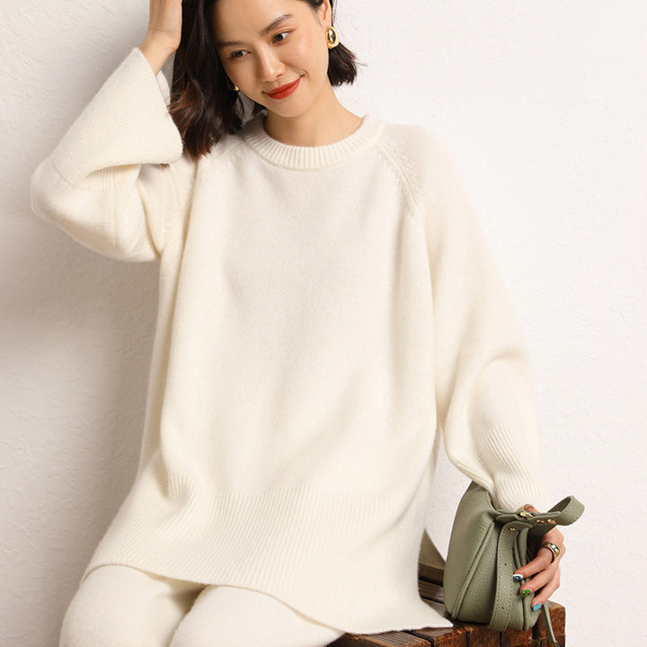 Damer Moderne Oversized Genser Skjora