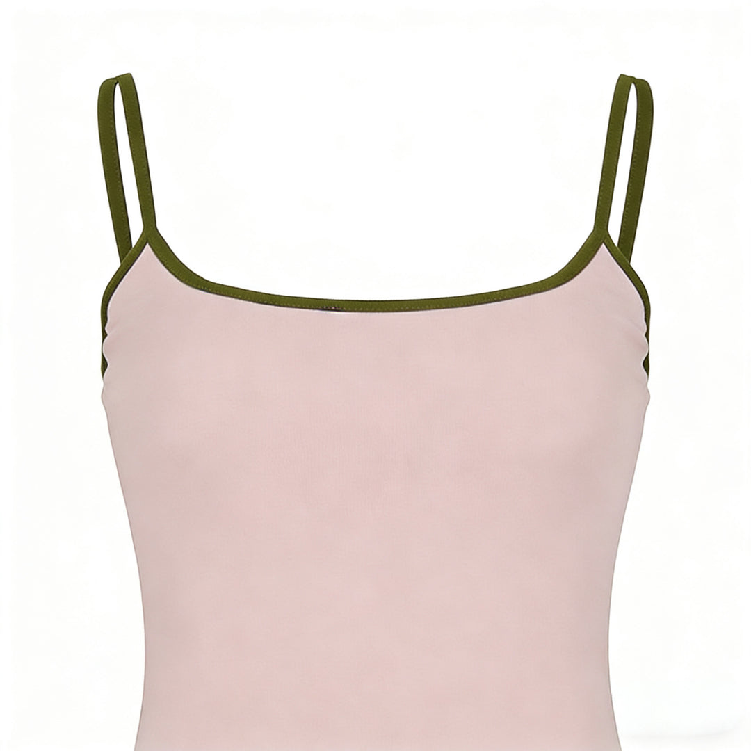 Damer Sportslig Tanktop med høy midje og bindbar skjørt Skjora