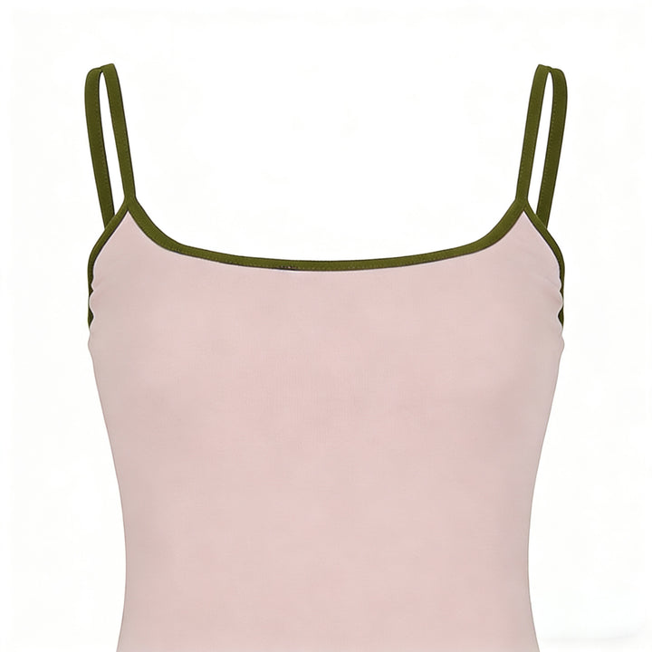 Damer Sportslig Tanktop med høy midje og bindbar skjørt Skjora