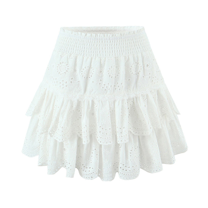 Dame bomulls volang shorts Skjora