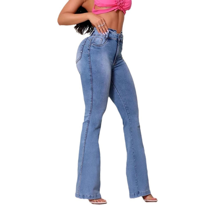 Kvinnelige Vide Jeans Skjora