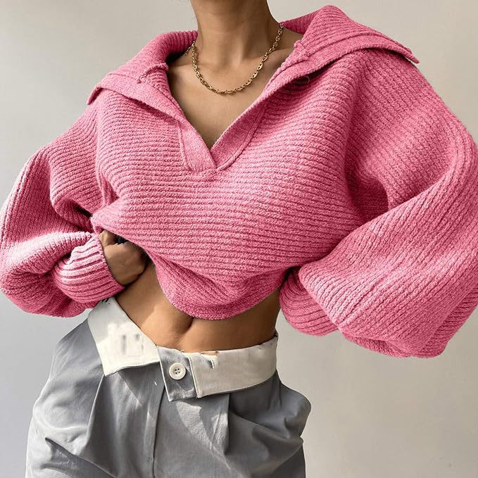 Damegenser med oversized kutt og moderne V-hals Skjora