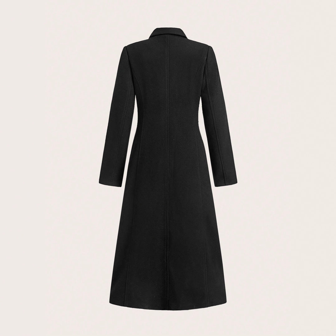 Dame elegant, tailleur Gehrock med dobbelt knappestolpe og stilig revers Skjora
