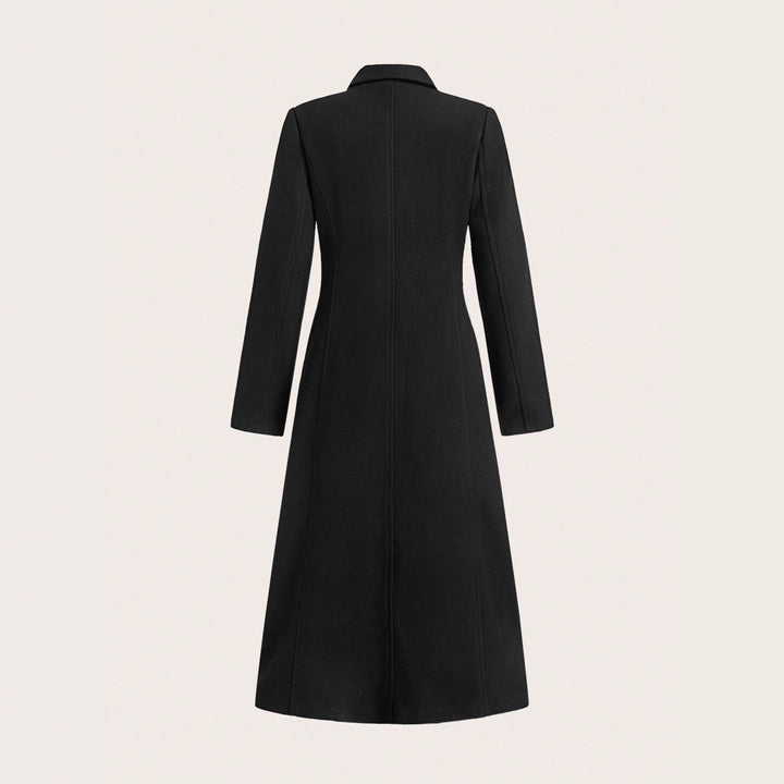 Dame elegant, tailleur Gehrock med dobbelt knappestolpe og stilig revers Skjora