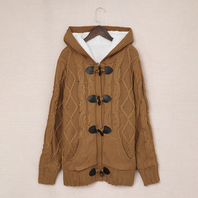 Dame cardigan med høy krage og komfortable knappedetaljer Skjora