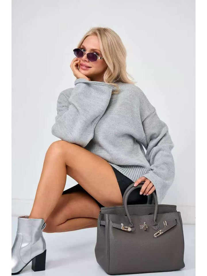 Kvinne Oversized Genser Skjora