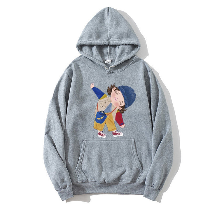 Damen Kapuzenpullover mit verspieltem Kinder-Design Skjora