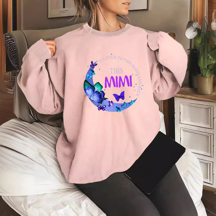 Kvinnens grafiske sweatshirt Skjora