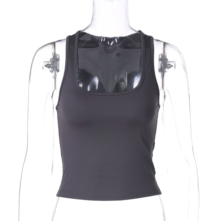 Damer sporty tanktop med brede stropper Skjora