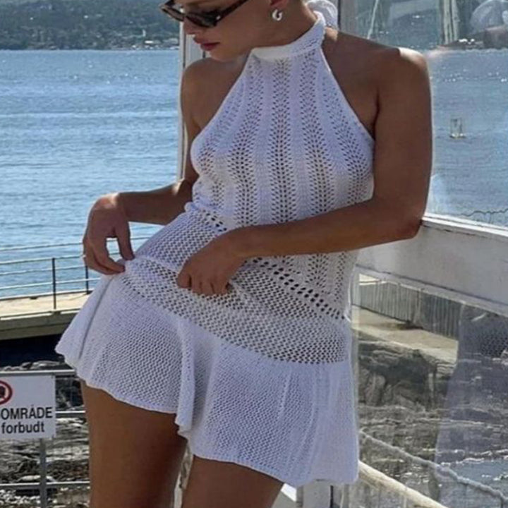 Damen Strickkleid mit A-Linien-Schnitt Skjora