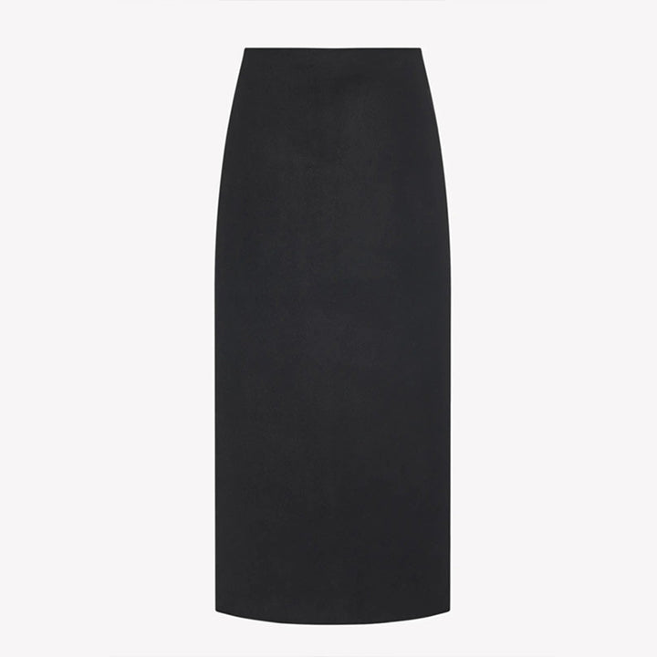 Dame elegant maxiskjørt med høy midje og minimalistisk silhuett Skjora