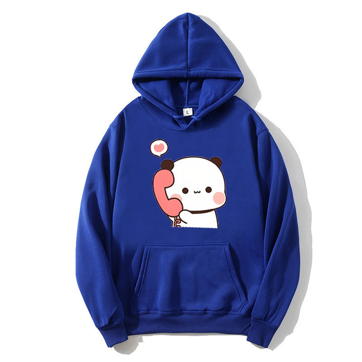 Damen Kapuzenpullover mit verspieltem Pandadesign Skjora