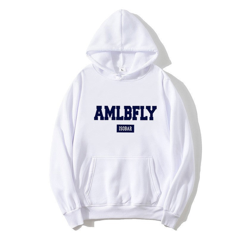 Damer Hoodie med moderne bokstavering Skjora