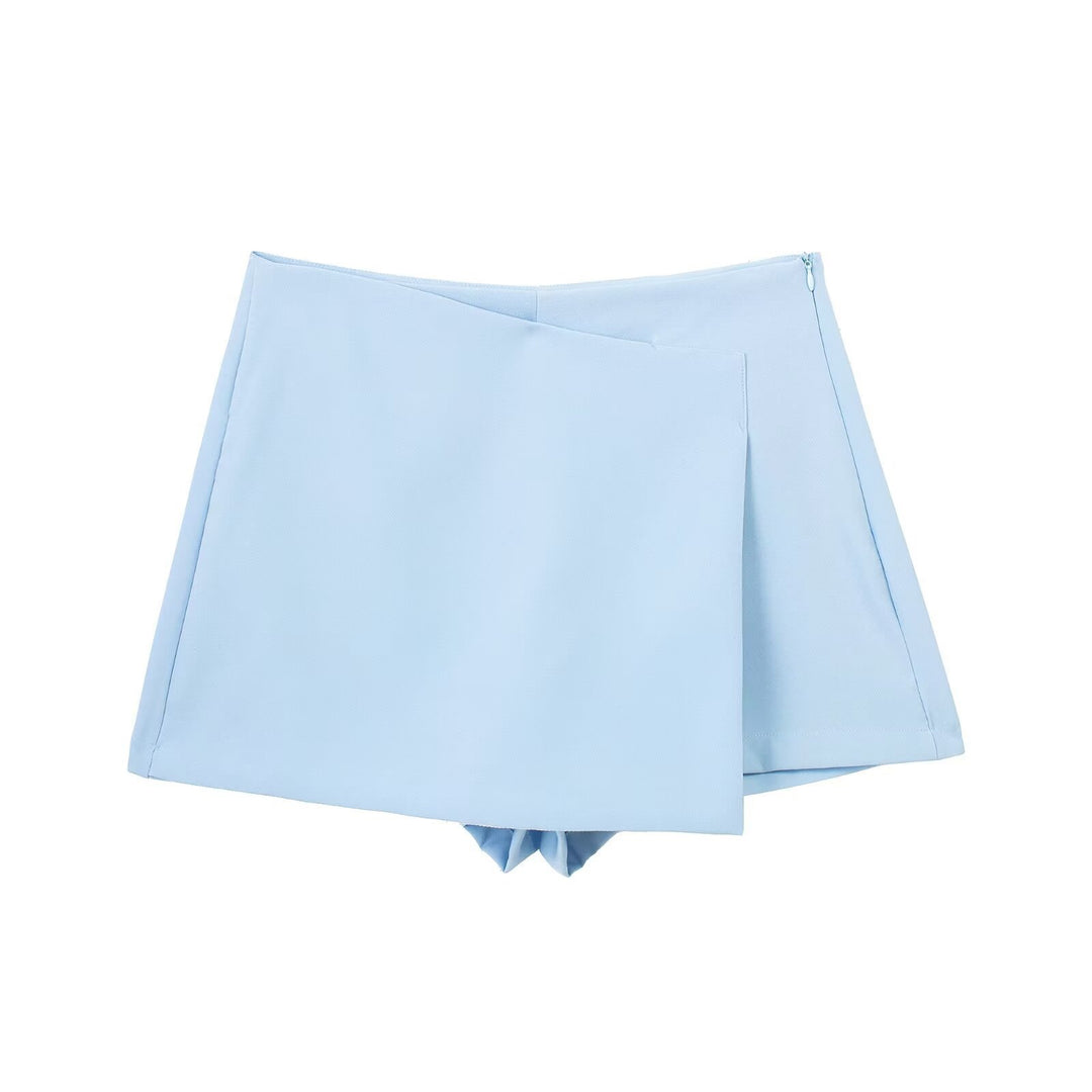 Dame sportliche shorts med elegant lagdelt design Skjora