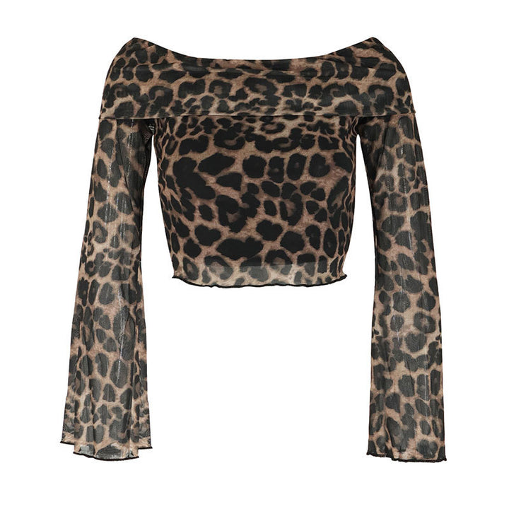 Dame Off-Shoulder Bluse med vidt utsvingte ermer Skjora