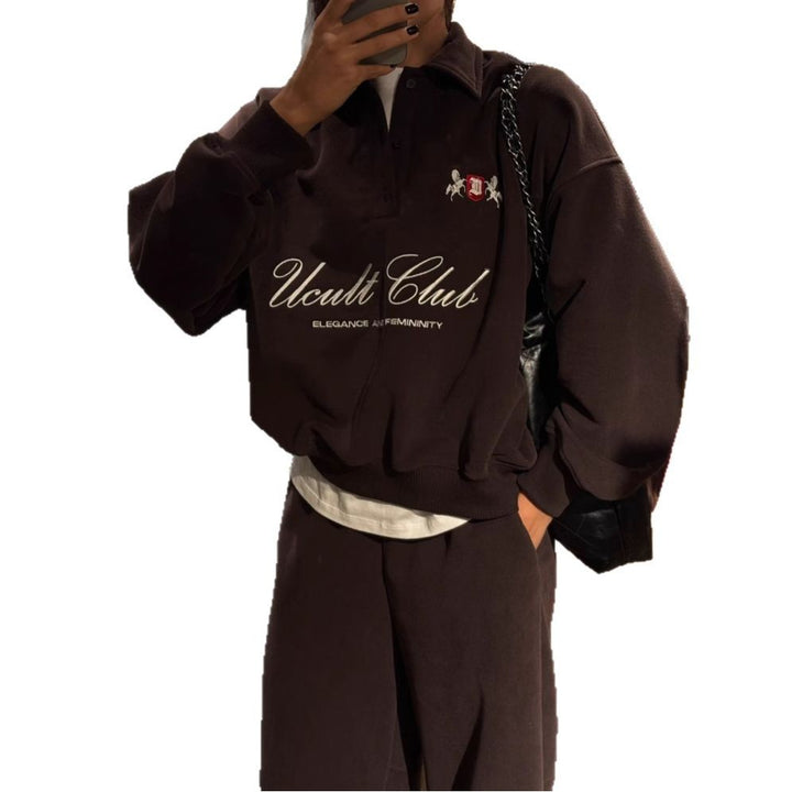Damer casual polo genser med elegant logo Skjora