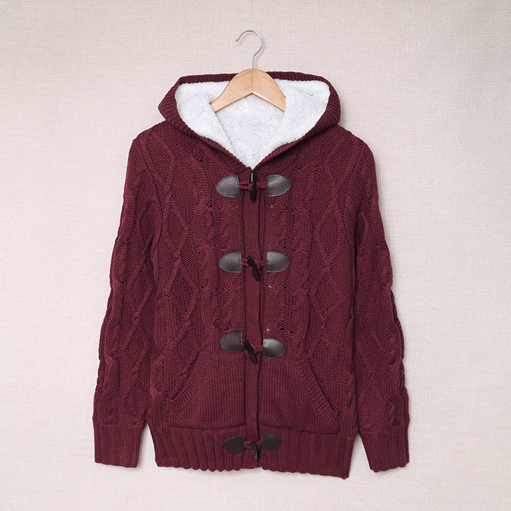 Dame cardigan med høy krage og komfortable knappedetaljer Skjora