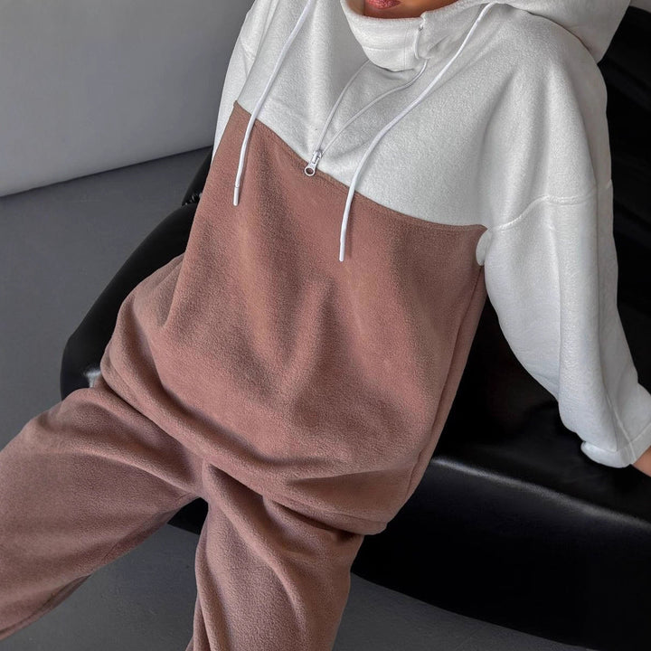 Dames sportieve sweatshirt en elastische joggingbroek set Skjora