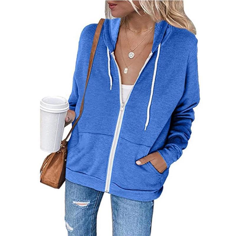 Dame casual zip-up hettegenser med praktiske lommer Skjora