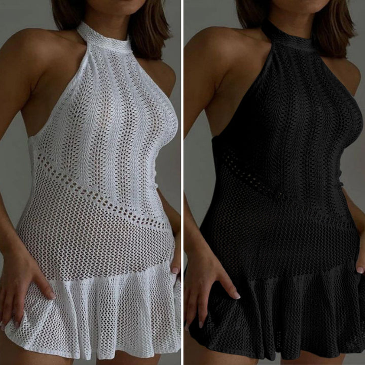 Damen Strickkleid mit A-Linien-Schnitt Skjora
