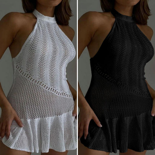 Damen Strickkleid mit A-Linien-Schnitt Skjora