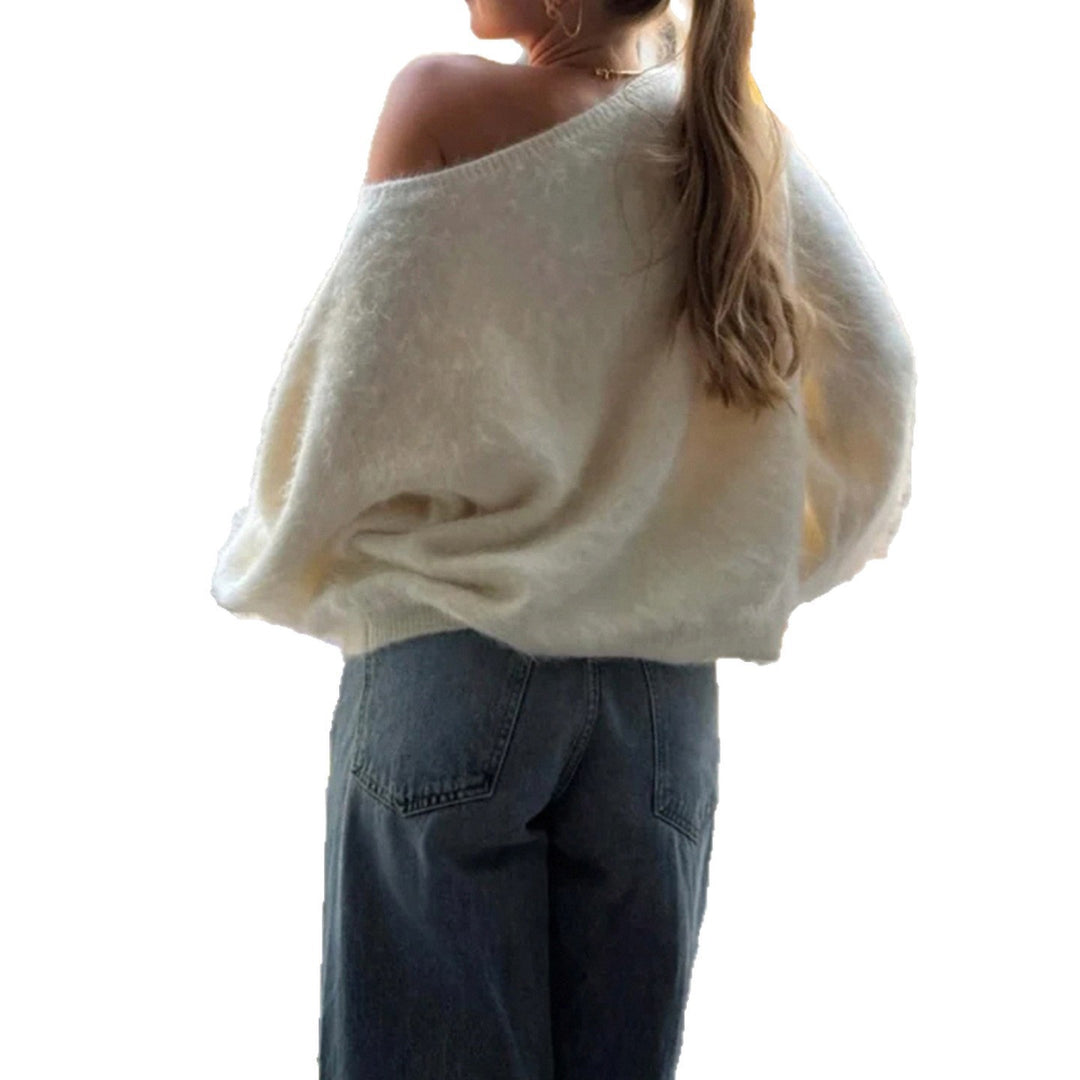 Dame koselig genser i moderne oversized stil Skjora